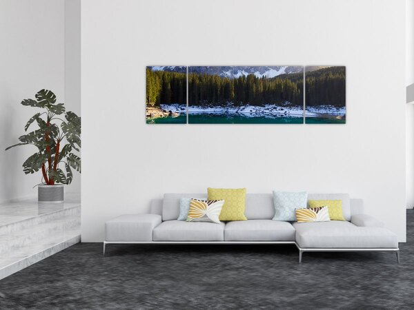 Obraz - Jezero Karersee (170x50 cm)