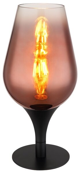 Stolní lampa LAVUS III černá/měděná