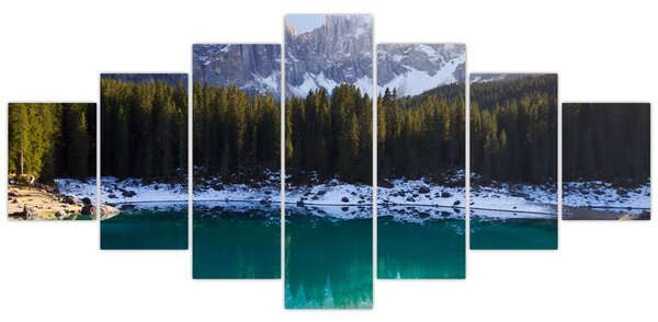 Obraz - Jezero Karersee (210x100 cm)