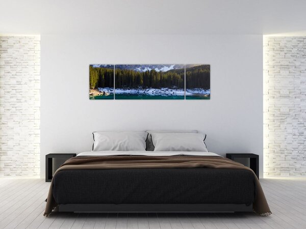 Obraz - Jezero Karersee (170x50 cm)