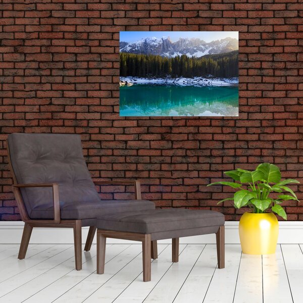 Obraz - Jezero Karersee (70x50 cm)