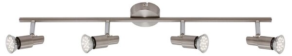 BRILONER Bodové svítidlo 67,5 cm 4xGU10 12W 1120lm matný nikl BRI 2907-042