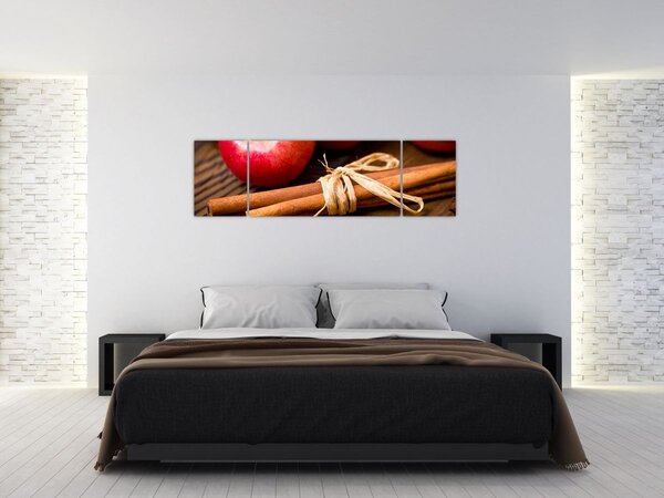 Obraz - Skořice (170x50 cm)