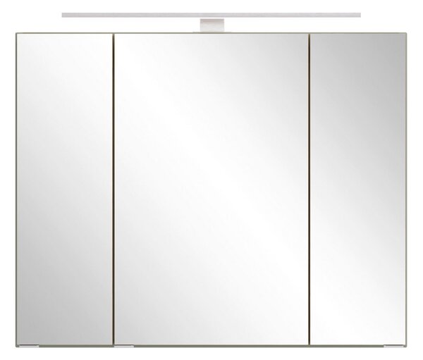 ZRCADLOVÁ SKŘÍŇKA, divoký dub, rákosová zelená, 80/64/20 cm Held - Koupelnové série, Online Only