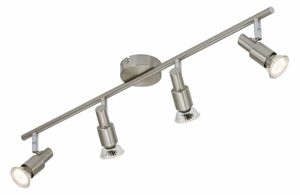 BRILONER Bodové svítidlo 67,5 cm 4xGU10 12W 1120lm matný nikl BRI 2907-042