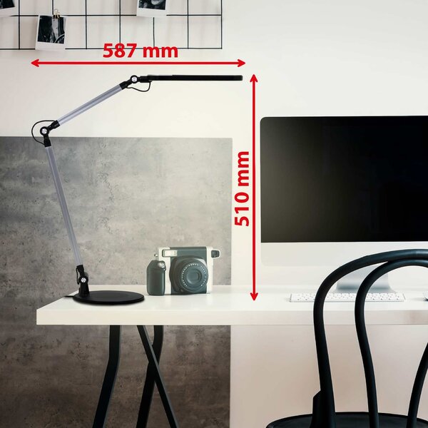 BRILONER CCT LED stolní lampa, 51 cm, 6,6 W, černá BRILO 7509-015