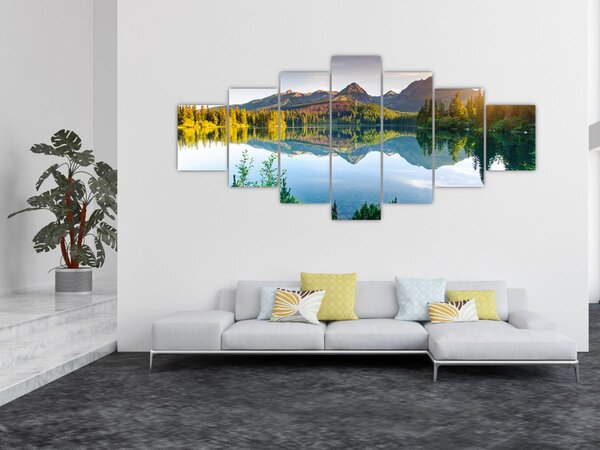 Obraz - Jezero (210x100 cm)