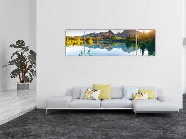Obraz - Jezero (170x50 cm)