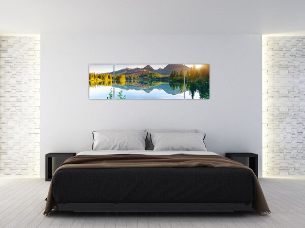 Obraz - Jezero (170x50 cm)