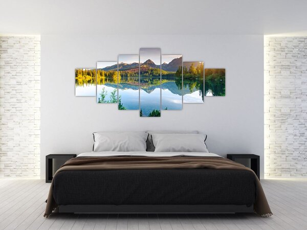 Obraz - Jezero (210x100 cm)