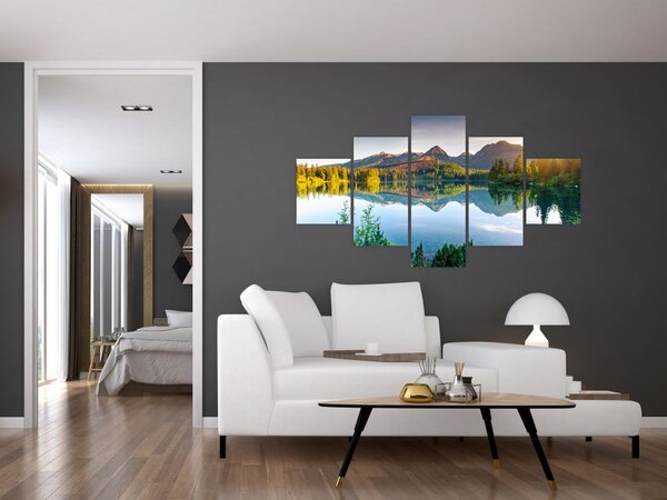 Obraz - Jezero (125x70 cm)
