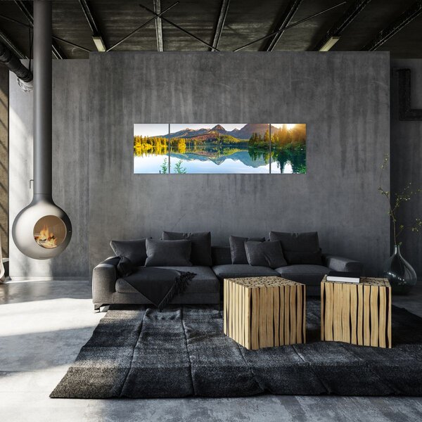 Obraz - Jezero (170x50 cm)