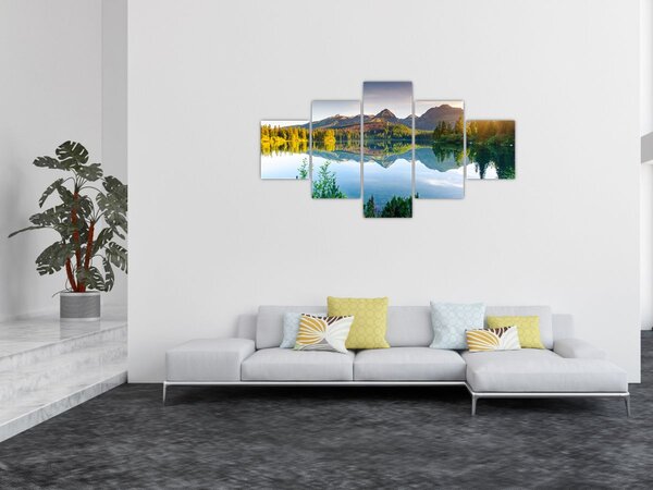 Obraz - Jezero (125x70 cm)