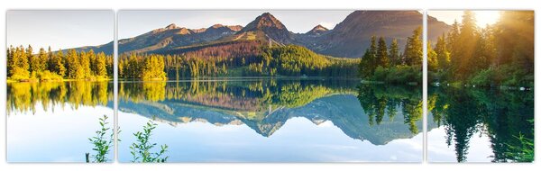 Obraz - Jezero (170x50 cm)