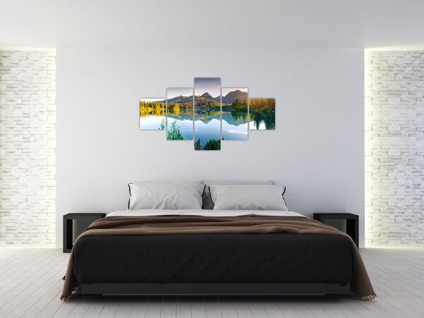 Obraz - Jezero (125x70 cm)