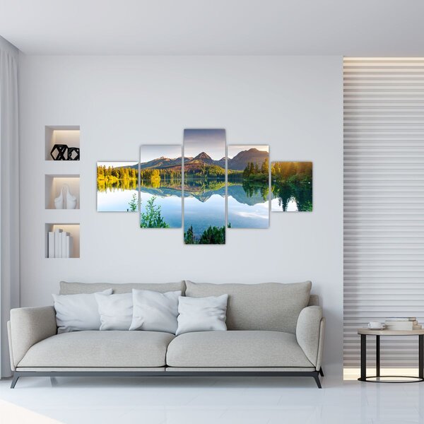 Obraz - Jezero (125x70 cm)
