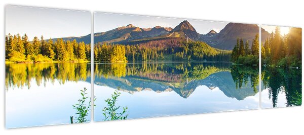 Obraz - Jezero (170x50 cm)