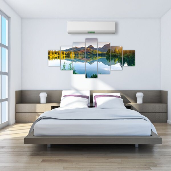 Obraz - Jezero (210x100 cm)