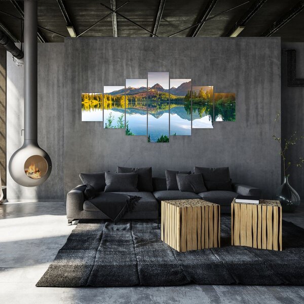 Obraz - Jezero (210x100 cm)