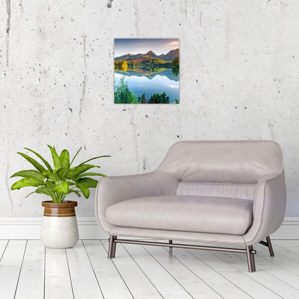 Obraz - Jezero (30x30 cm)
