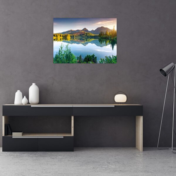 Obraz - Jezero (70x50 cm)