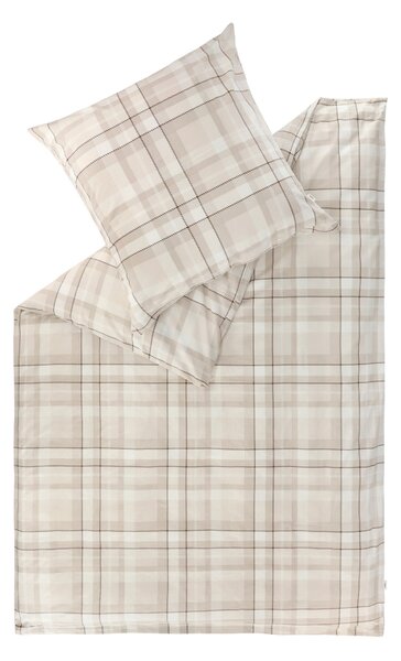 OBOUSTRANNÉ POVLEČENÍ, flanel, béžová, 140/200 cm Esprit - Povlečení