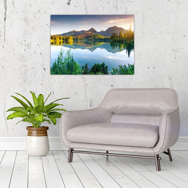 Obraz - Jezero (70x50 cm)