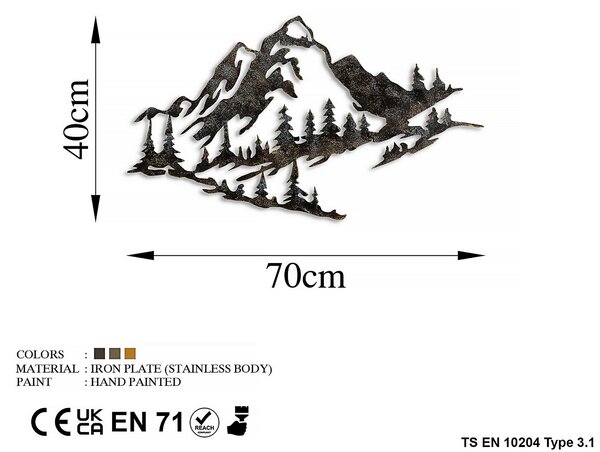 DEKORACE NA ZEĎ 54/54 cm, Online Only