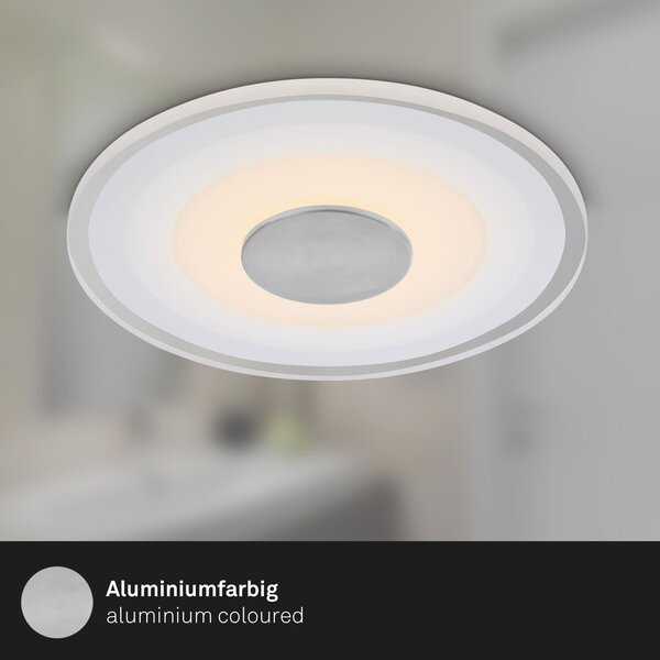 BRI 7043-039 LED vestavné svítidlo, pr.12 cm, 3x LED, 6 W, 650 lm, hliník - BRILONER
