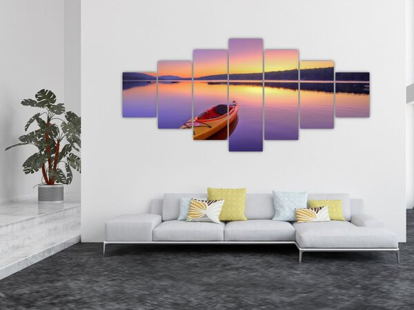 Obraz - Kajak na jezeře (210x100 cm)