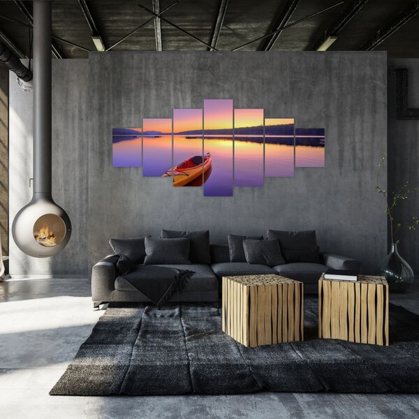 Obraz - Kajak na jezeře (210x100 cm)