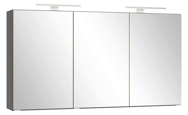 ZRCADLOVÁ SKŘÍŇKA, bílá, šedá, 120/64/20 cm Held - Koupelnové série, Online Only