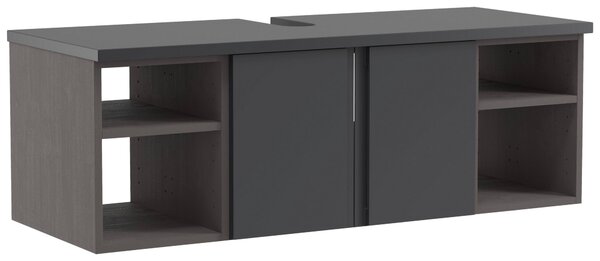 SKŘÍŇKA POD UMYVADLO, barvy grafitu, 120/41/47 cm Held - Koupelnové série, Online Only