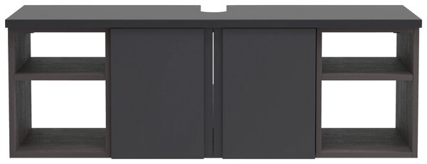 SKŘÍŇKA POD UMYVADLO, barvy grafitu, 120/41/47 cm Held - Koupelnové série, Online Only
