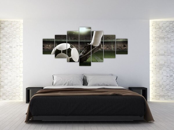 Obraz - Fotbalový míč (210x100 cm)