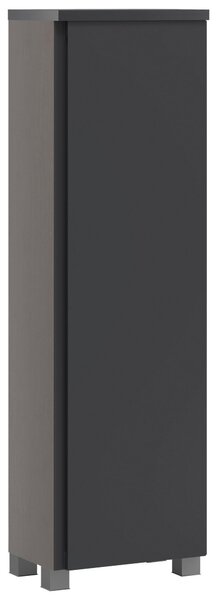 MIDI SKŘÍŇKA, barvy grafitu, šedá, 40/130/35 cm Held - Úzké skříňky do koupelny, Online Only