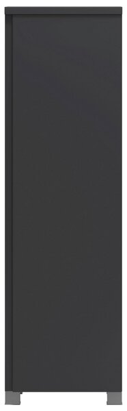 MIDI SKŘÍŇKA, barvy grafitu, šedá, 40/130/35 cm Held - Úzké skříňky do koupelny, Online Only