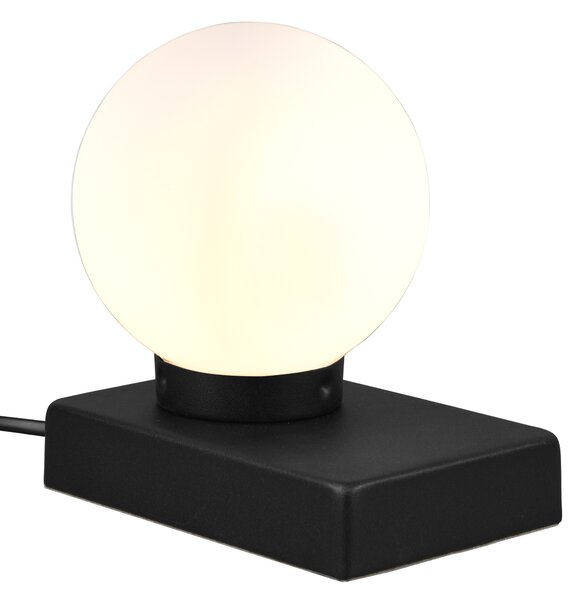 Stolní lampa DAVI černá/bílá