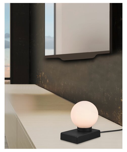 Stolní lampa DAVI černá/bílá