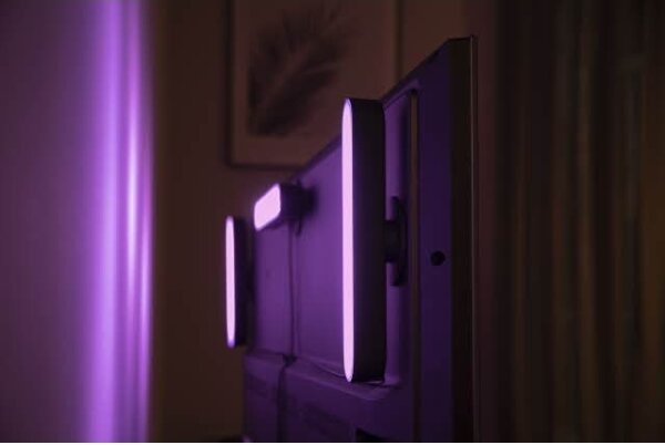 Philips - SADA 2x LED RGB Stmívatelná stolní lampa Hue PLAY DPACK WACA 6W/230V