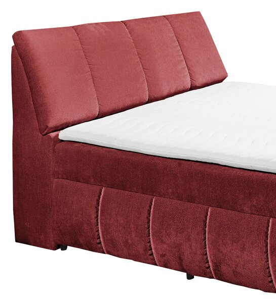 AMERICKÁ POSTEL, 120/200 cm, červená MID.YOU - Postele s úložným prostorem, Online Only
