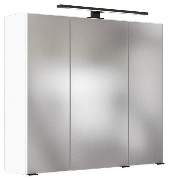 ZRCADLOVÁ SKŘÍŇKA, bílá, bílá, 70/64/20 cm Held - Koupelnové série, Online Only