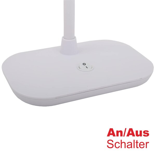 BRILONER LED stolní lampa, 44 cm, 7,5 W, bílé BRILO 7488-016