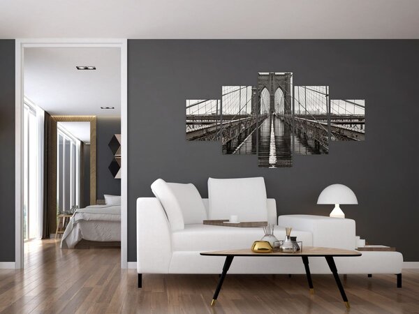 Obraz - Brooklynský most (125x70 cm)