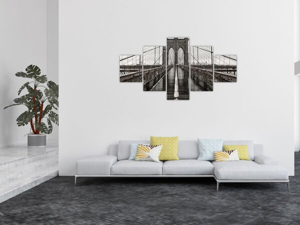 Obraz - Brooklynský most (125x70 cm)