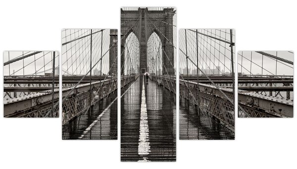 Obraz - Brooklynský most (125x70 cm)