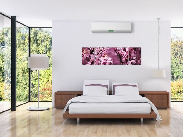 Obraz - Růžová sakura (170x50 cm)