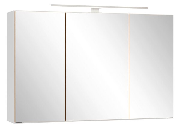 ZRCADLOVÁ SKŘÍŇKA, divoký dub, bílá, 100/64/20 cm Held - Koupelnové série, Online Only