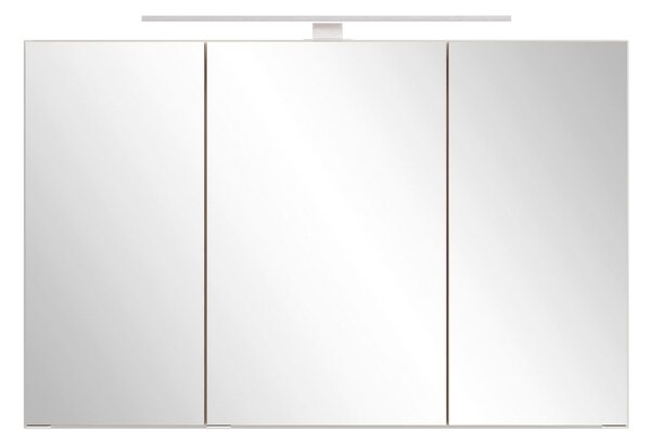 ZRCADLOVÁ SKŘÍŇKA, divoký dub, bílá, 100/64/20 cm Held - Koupelnové série, Online Only