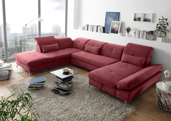 SEDACÍ SOUPRAVA, textil, bobulová MID.YOU - Rozkládací sedačky, Online Only